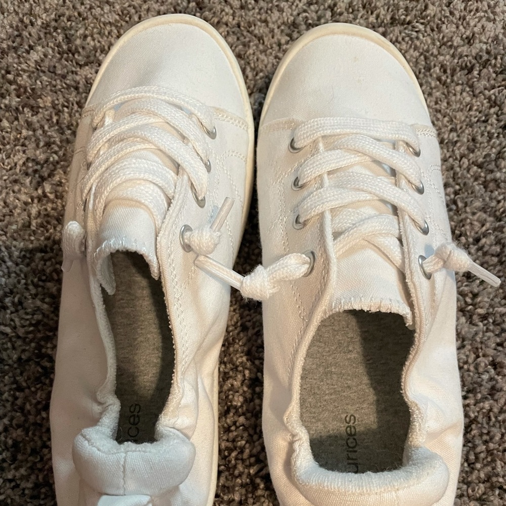 Maurices white tennis shoes